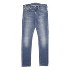 LEVI'S 510 Mens Jeans Blue Slim Skinny Denim Medium W30 L34 Authentic Casual