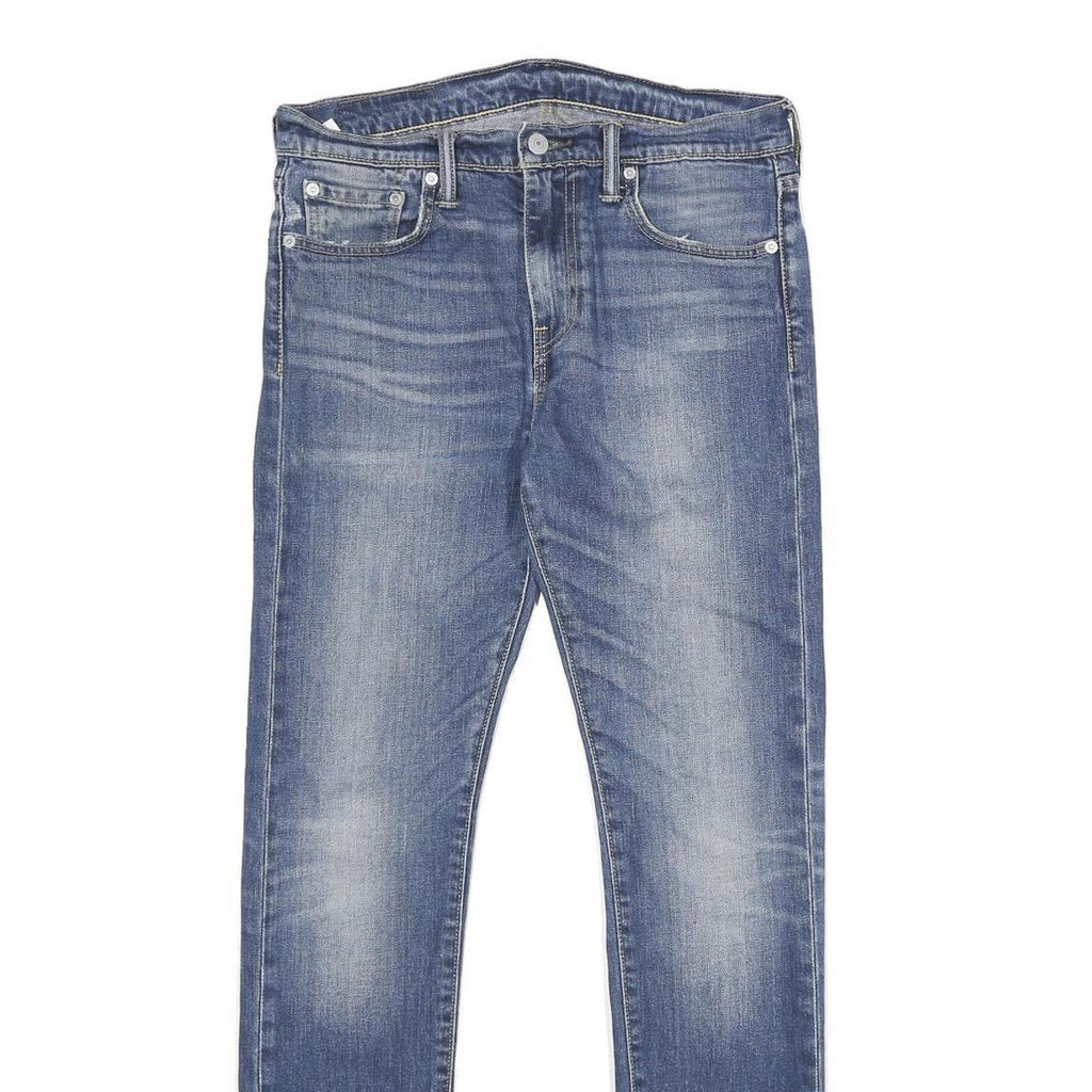 LEVI'S 510 Mens Jeans Blue Slim Skinny Denim Medium W30 L34 Authentic Casual