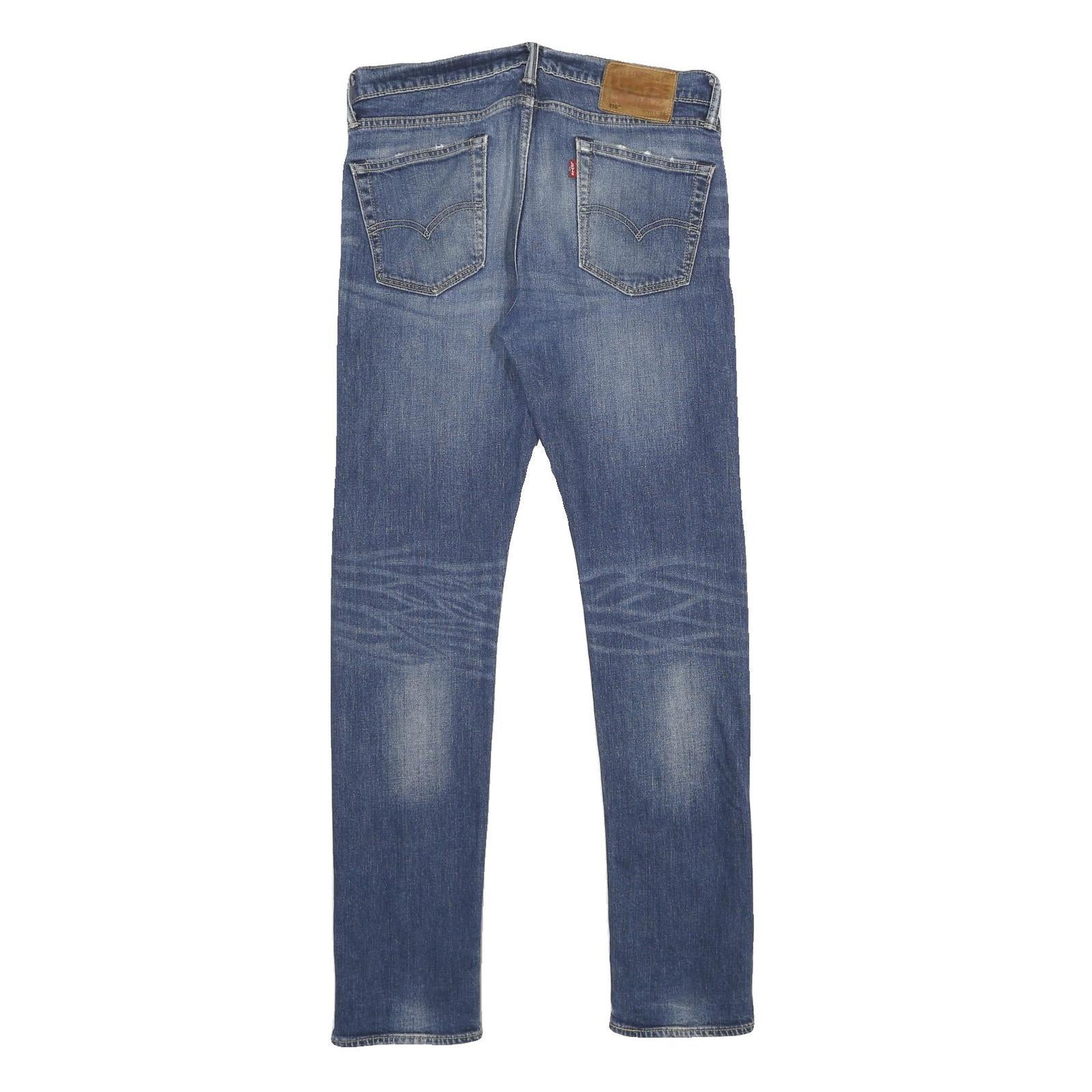 LEVI'S 510 Mens Jeans Blue Slim Skinny Denim Medium W30 L34 Authentic Casual