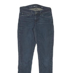 LEVI'S Womens Jeans Blue Slim Skinny Denim Medium W26 L29 Cotton Blend Zip