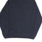 CARHARTT Mens Navy Hoodie L Cotton Hooded Sweatshirt Logo Print