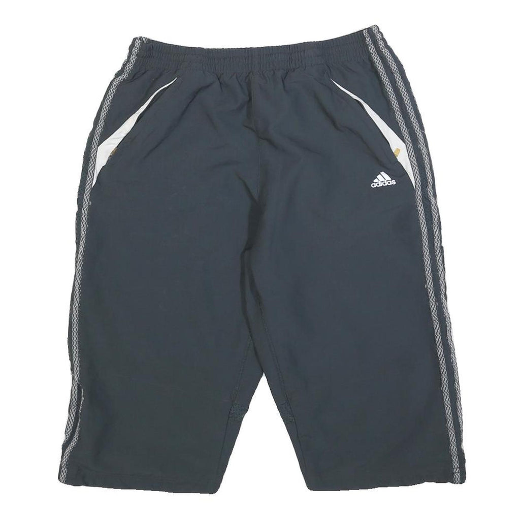 ADIDAS Mens Black Casual Polyester Blend Sports Shorts M W30 ClimaCool Comfort