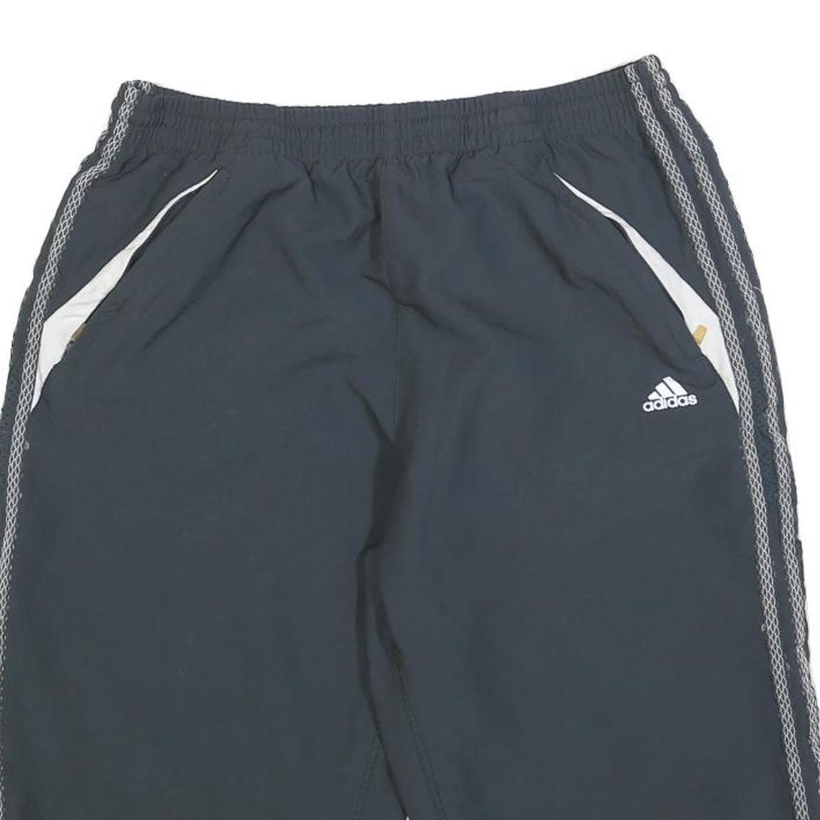 ADIDAS Mens Black Casual Polyester Blend Sports Shorts M W30 ClimaCool Comfort