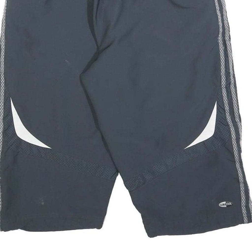 ADIDAS Mens Black Casual Polyester Blend Sports Shorts M W30 ClimaCool Comfort