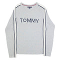 TOMMY HILFIGER Womens Jumper Grey Tight Knit M