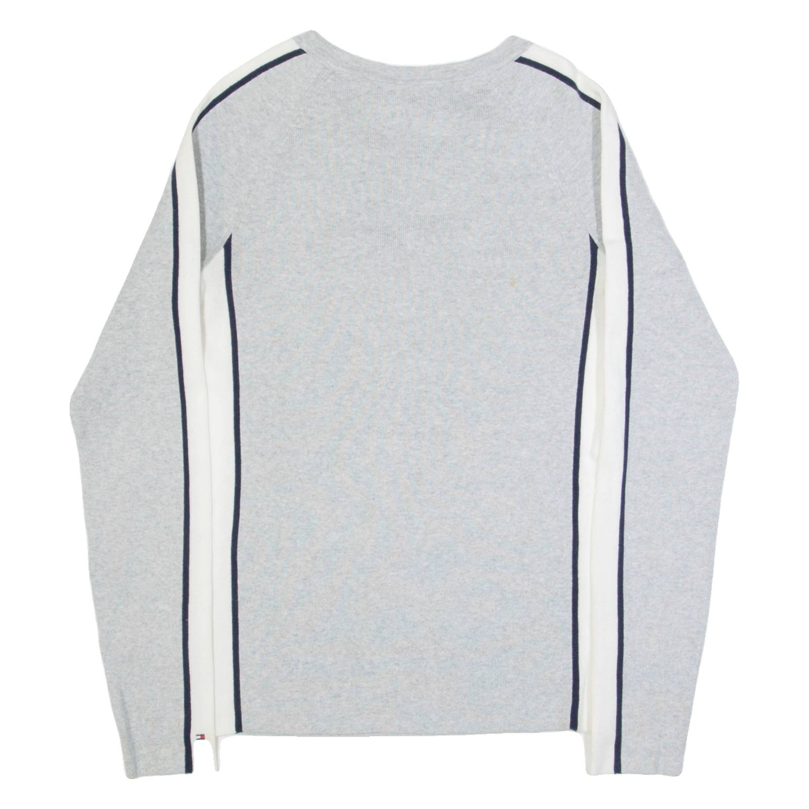 TOMMY HILFIGER Womens Jumper Grey Tight Knit M