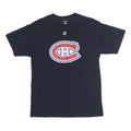 REEBOK Mens Black Montreal Canadiens NHL Graphic T-Shirt M Crew Neck Short