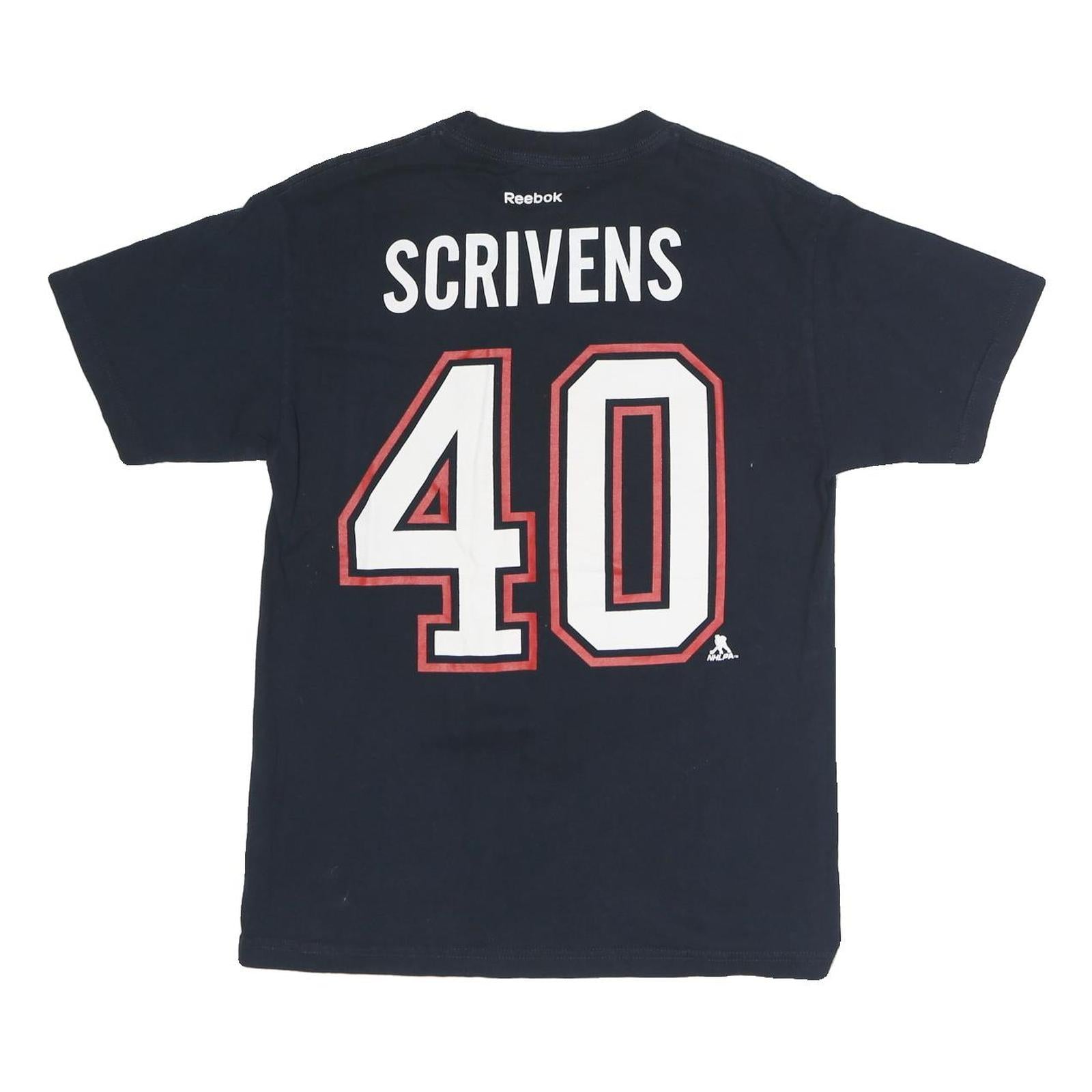 REEBOK Mens Black Montreal Canadiens NHL Graphic T-Shirt M Crew Neck Short