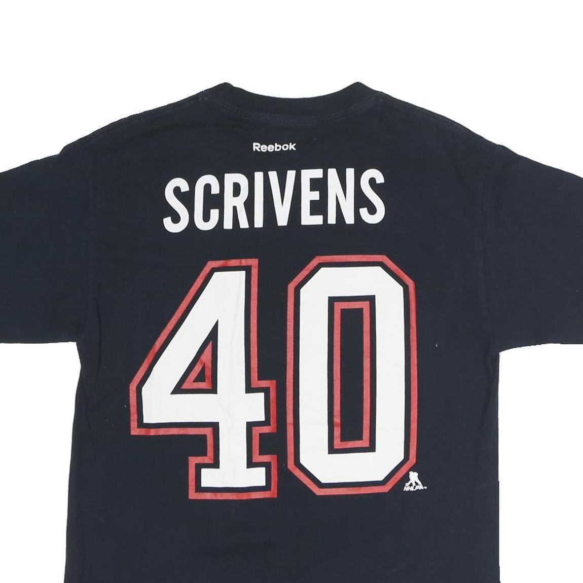 REEBOK Mens Black Montreal Canadiens NHL Graphic T-Shirt M Crew Neck Short