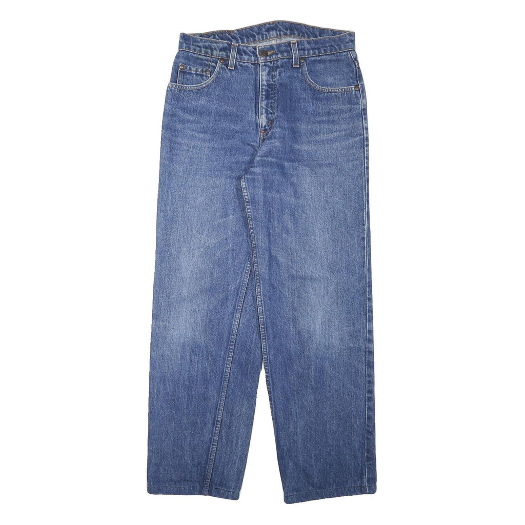 LEVI'S Mens Relaxed Blue Denim Jeans W29 L29 Classic Cotton Blend Zip