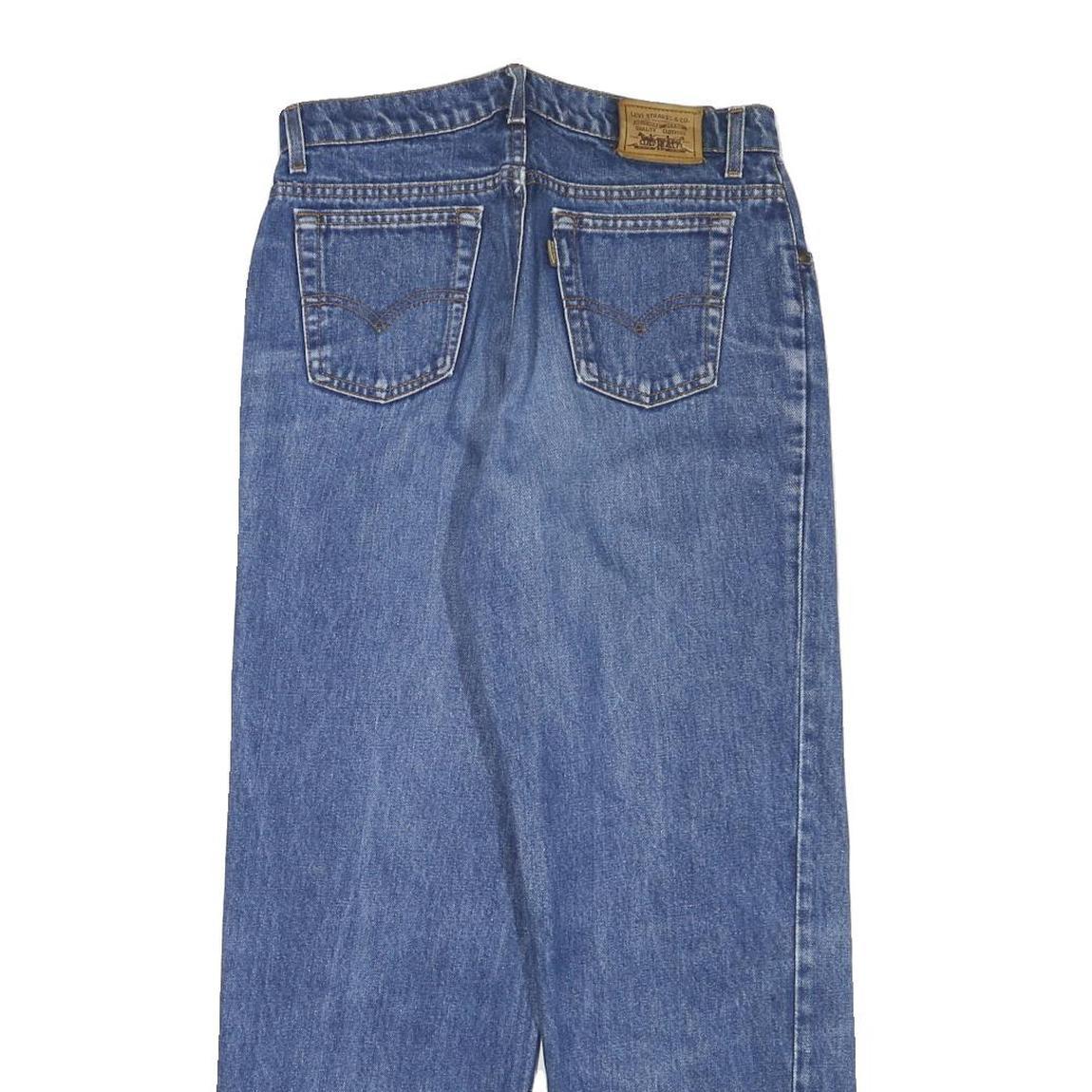 LEVI'S Mens Relaxed Blue Denim Jeans W29 L29 Classic Cotton Blend Zip