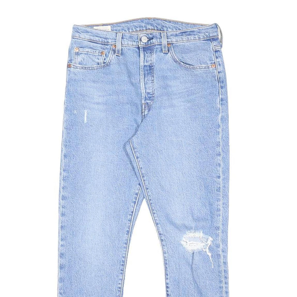 LEVI'S 501S Womens Jeans Blue Slim Skinny Denim Light W29 L28 Classic Fit