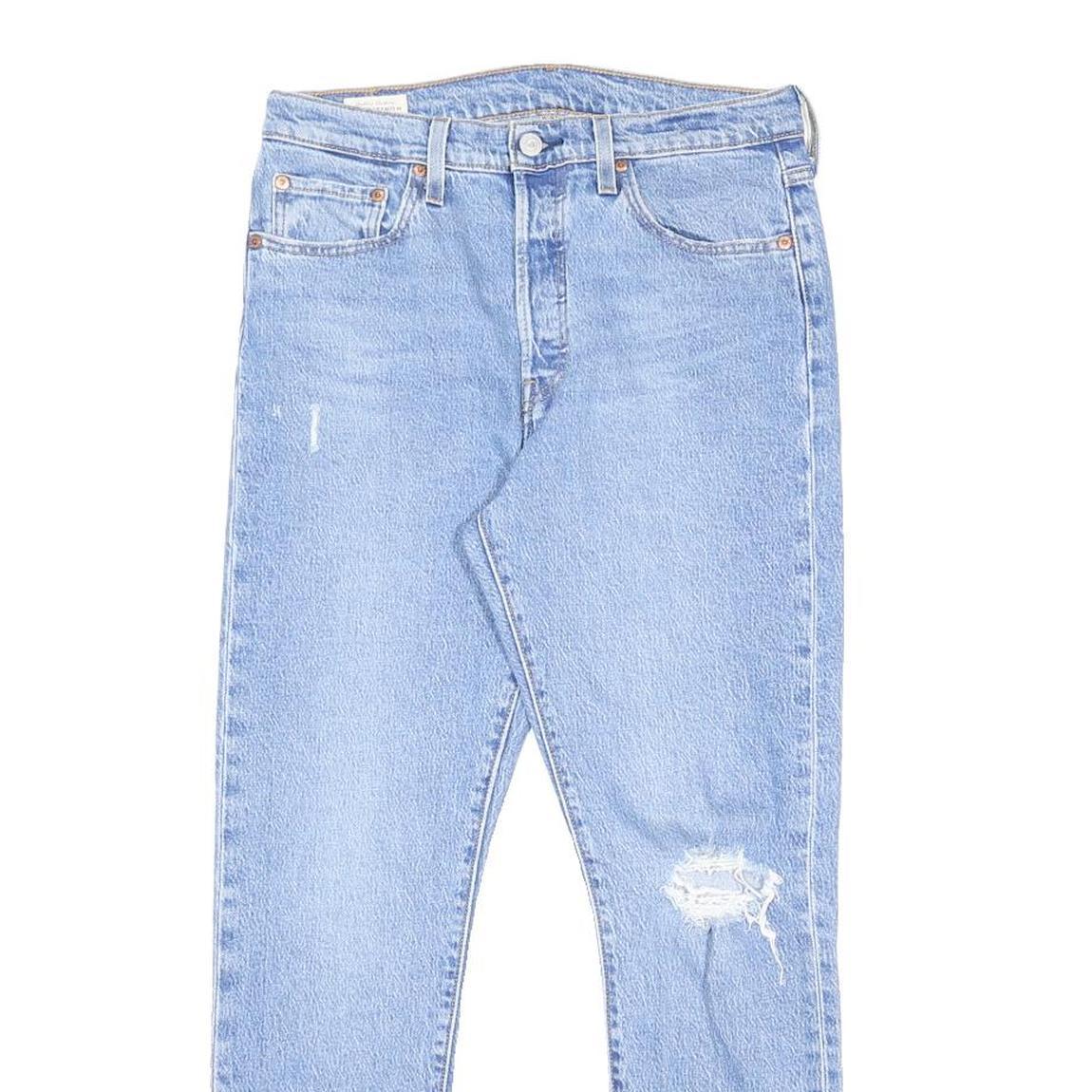 LEVI'S 501S Womens Jeans Blue Slim Skinny Denim Light W29 L28 Classic Fit