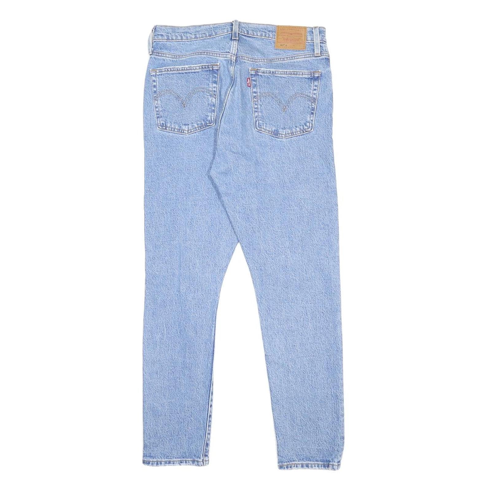 LEVI'S 501S Womens Jeans Blue Slim Skinny Denim Light W29 L28 Classic Fit
