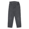 WRANGLER Mens Jeans Black Classic Straight Denim Medium W30 L30 Casual Zip