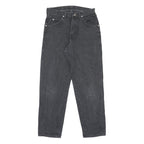 WRANGLER Mens Jeans Black Classic Straight Denim Medium W30 L30 Casual Zip
