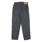 WRANGLER Mens Jeans Black Classic Straight Denim Medium W30 L30 Casual Zip