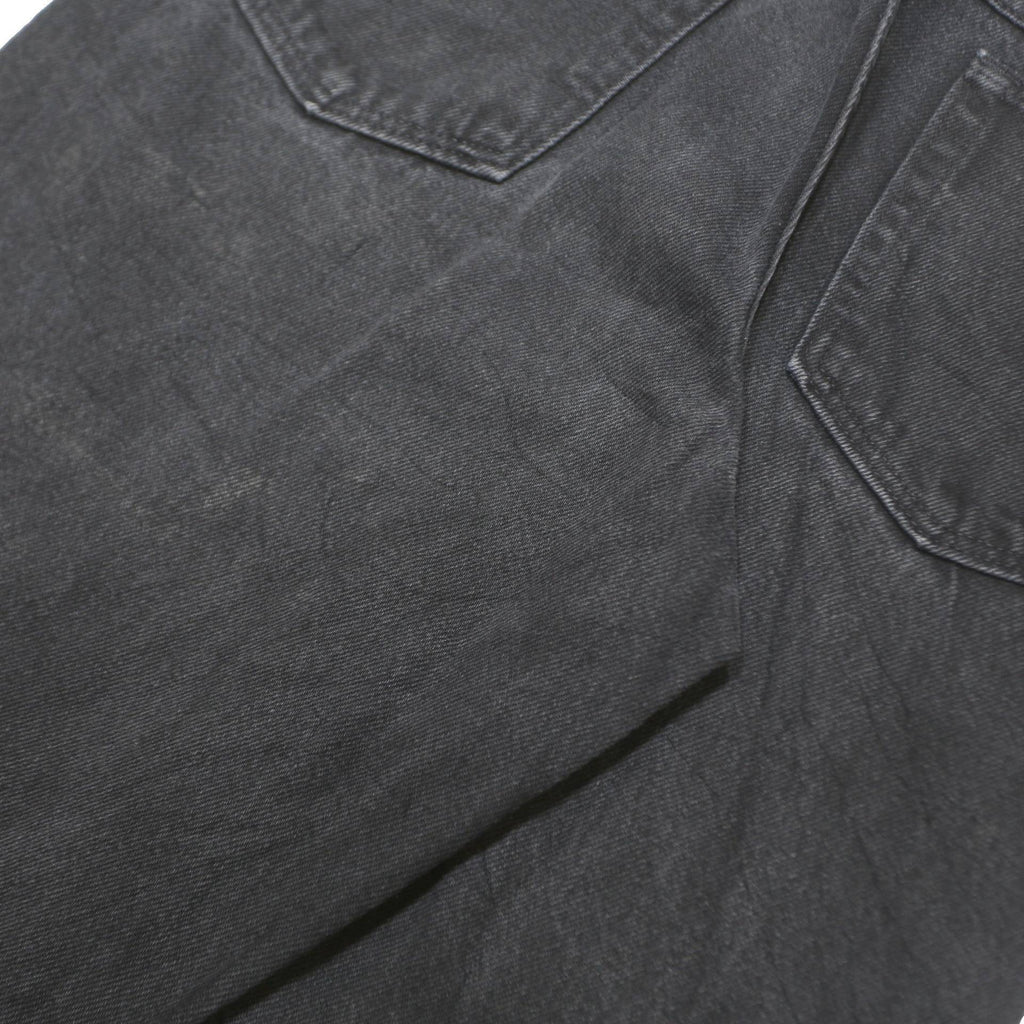 WRANGLER Mens Jeans Black Classic Straight Denim Medium W30 L30 Casual Zip
