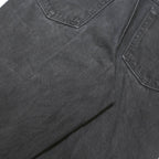 WRANGLER Mens Jeans Black Classic Straight Denim Medium W30 L30 Casual Zip