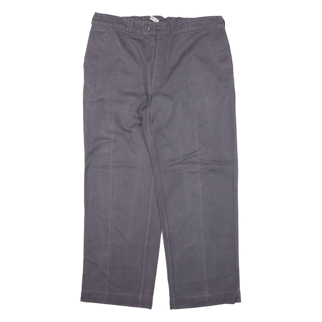 MARSUM Mens Trousers Grey Regular Straight W36 L28