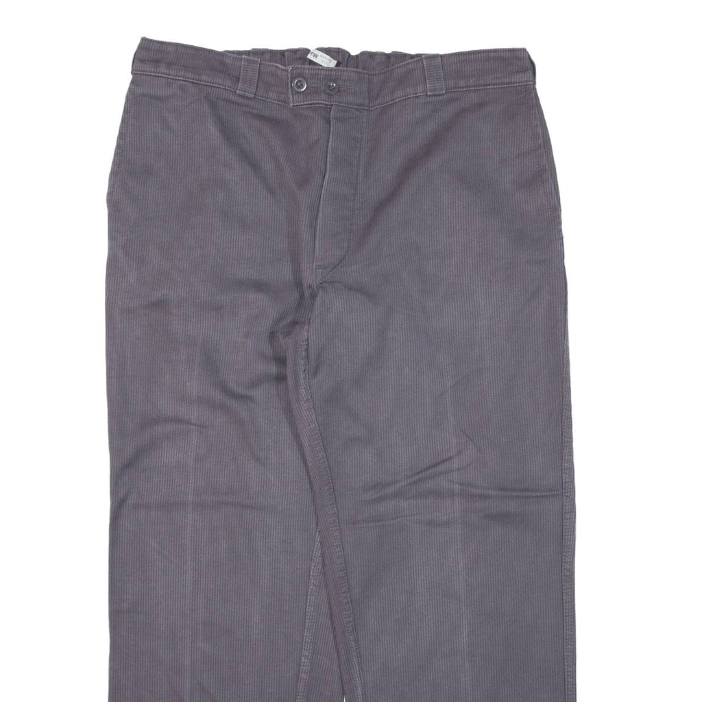 MARSUM Mens Trousers Grey Regular Straight W36 L28