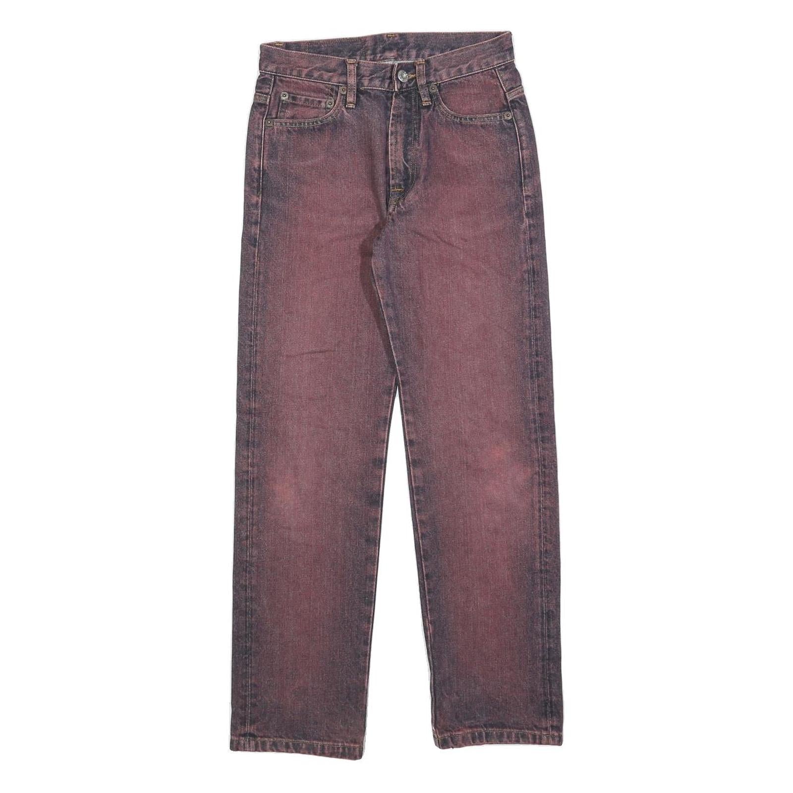 REPLAY Womens Jeans Regular Straight Denim Rinse W24 L26 Casual Stylish