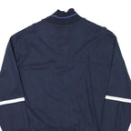 LOTTO Mens Navy Blue Track Jacket M Cotton Blend Zip Athletic Sportswear