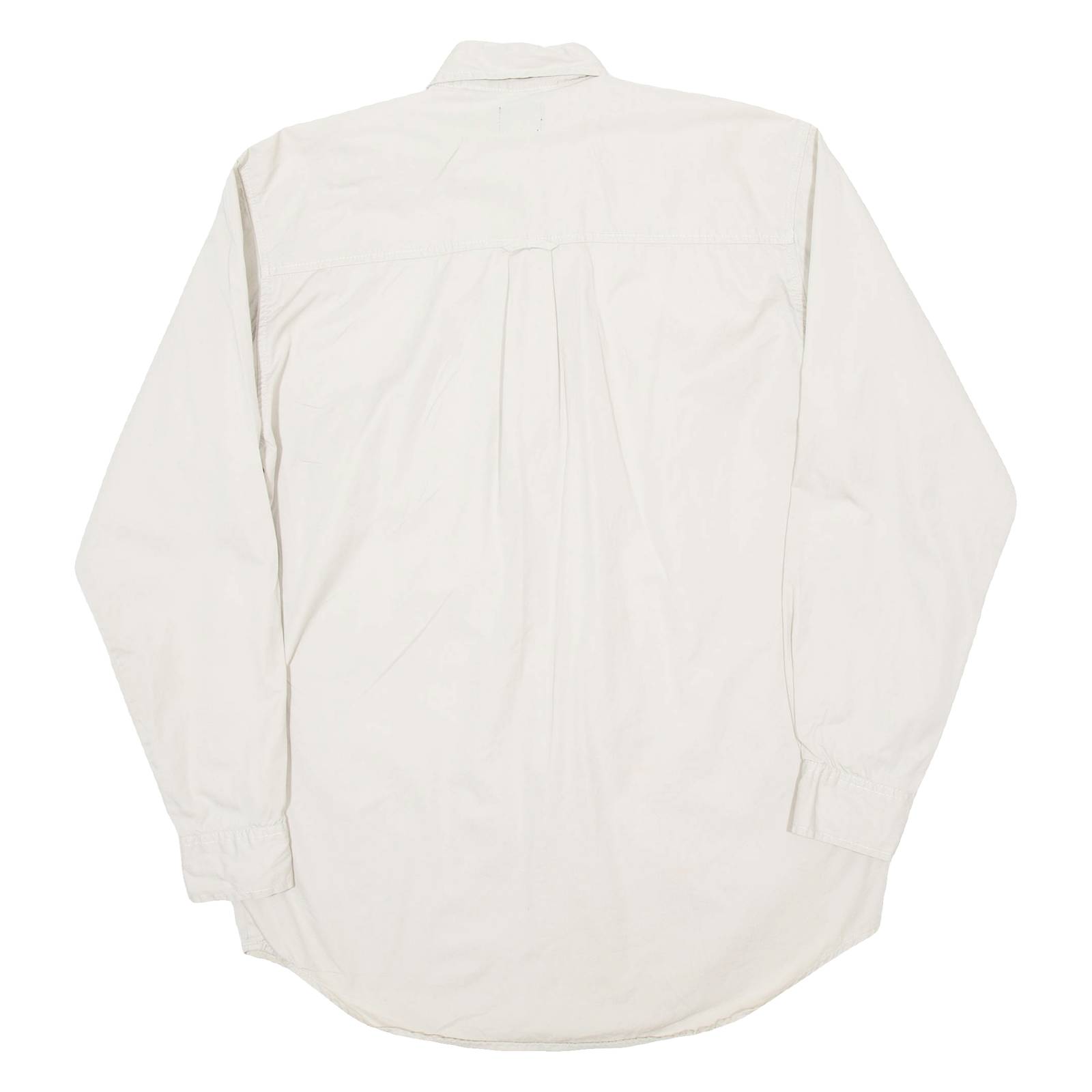 LEVI'S Mens Plain Shirt Beige Long Sleeve S