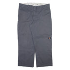 DICKIES Mens Trousers Grey Relaxed Straight W40 L28