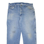DICKIES Carpenter Workwear Mens Jeans Blue Relaxed Straight Stone Wash W38 L32