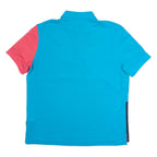 NAUTICA Mens Polo Shirt Blue Colourblock M