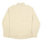 NIKE Womens Beige 2XL Jacket Polyester Zip Plain Lightweight Activewear