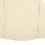NIKE Womens Beige 2XL Jacket Polyester Zip Plain Lightweight Activewear