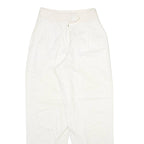 ROSNER Womens Trousers Cream Relaxed Tapered W24 L29