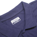 KAPPA Mens Blue & Gold BCM Short Sleeve Basic Polo Shirt 2XL Cotton Blend