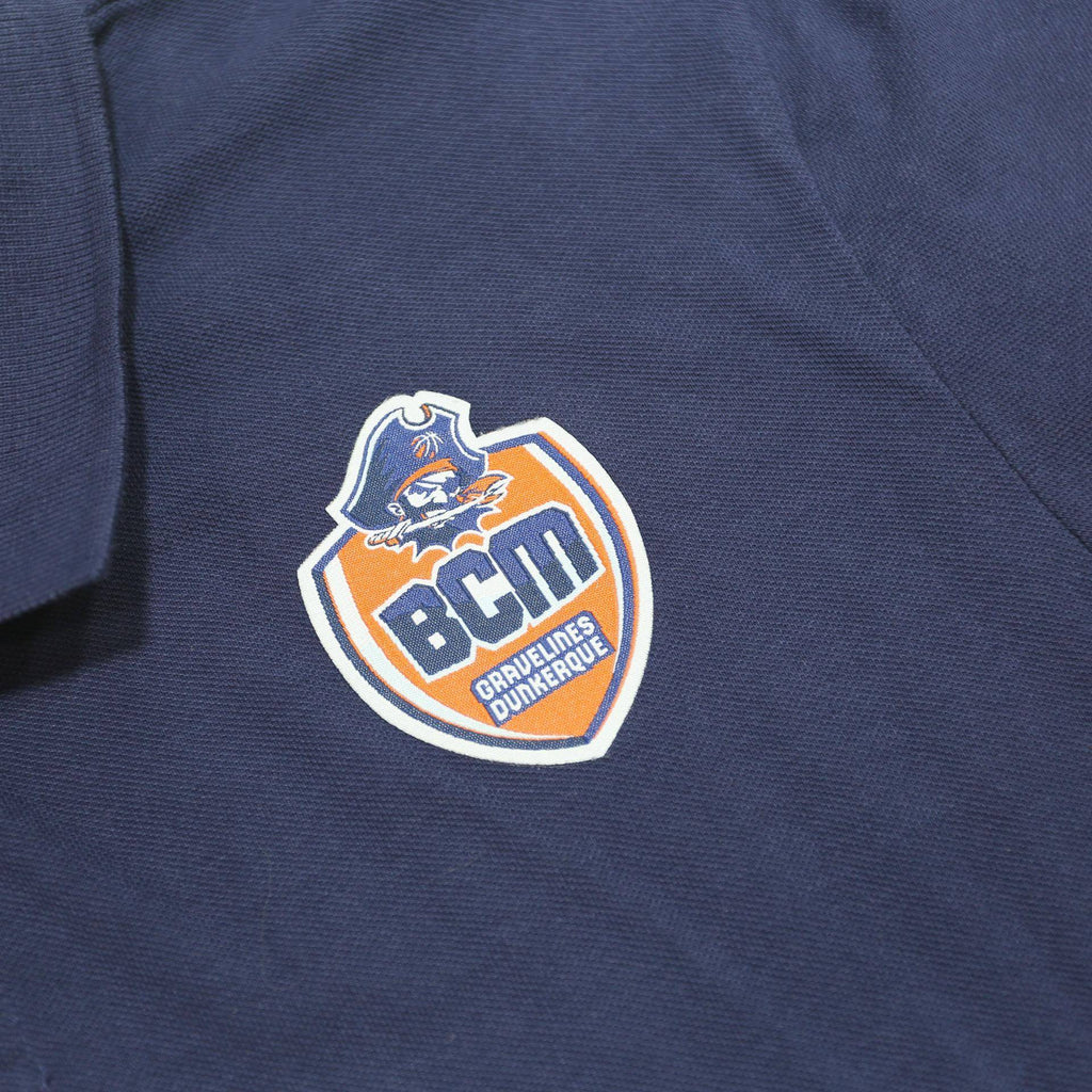 KAPPA Mens Blue & Gold BCM Short Sleeve Basic Polo Shirt 2XL Cotton Blend