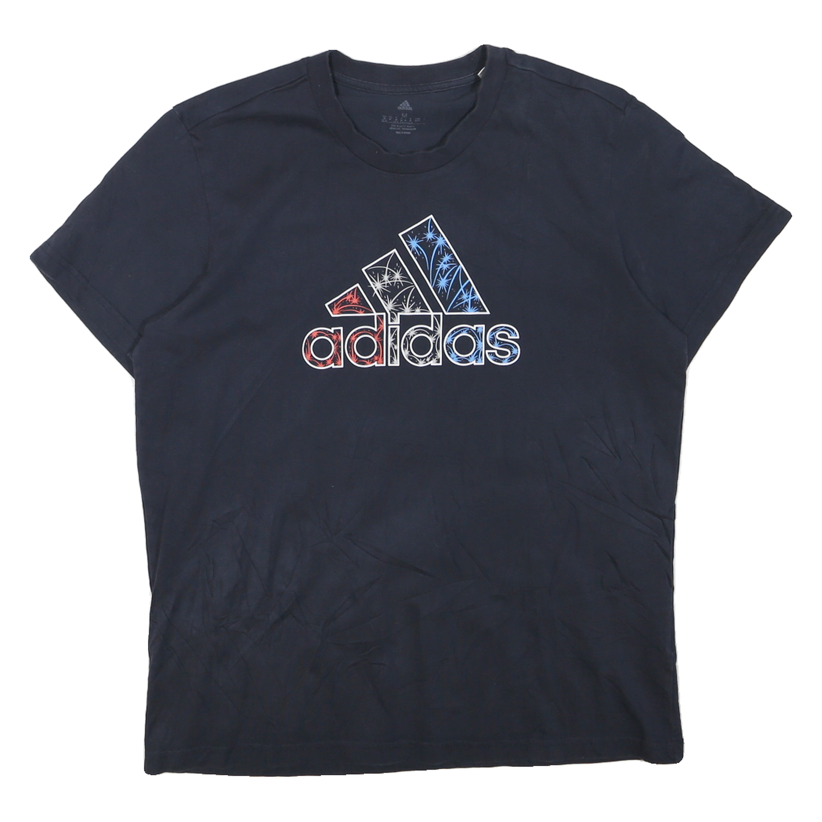 ADIDAS Womens Black Graphic T-Shirt M Short Sleeve Crew Neck Casual