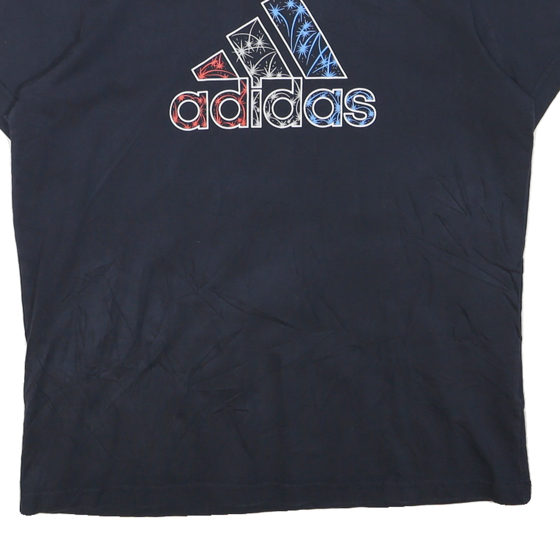 ADIDAS Womens Black Graphic T-Shirt M Short Sleeve Crew Neck Casual