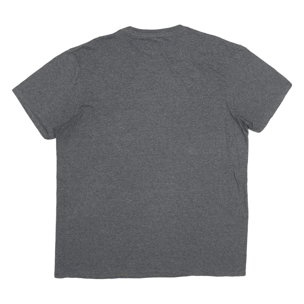 FIFTHSUN Mens Grey NASA Graphic T-Shirt L Short Sleeve Crew Neck Cotton