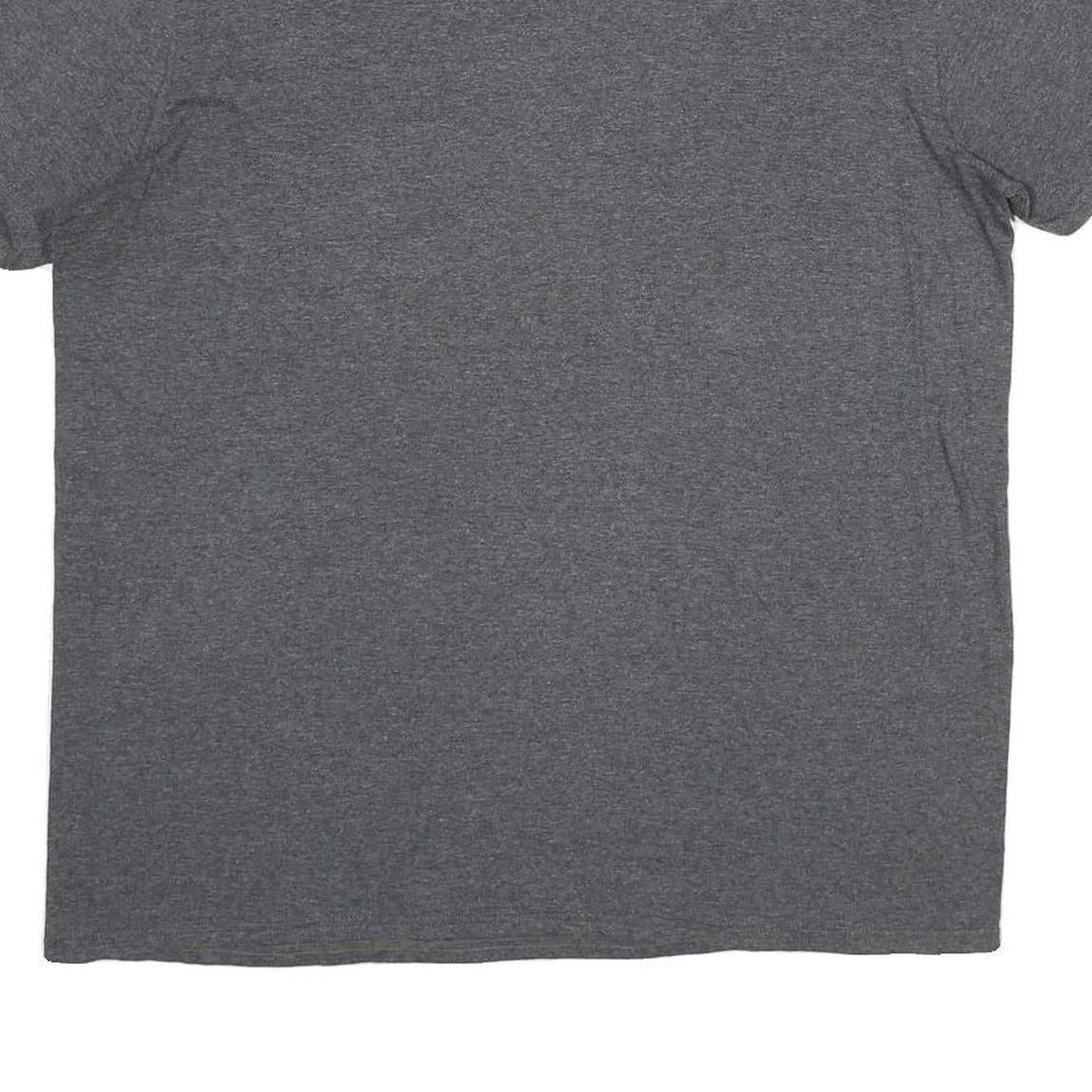 FIFTHSUN Mens Grey NASA Graphic T-Shirt L Short Sleeve Crew Neck Cotton