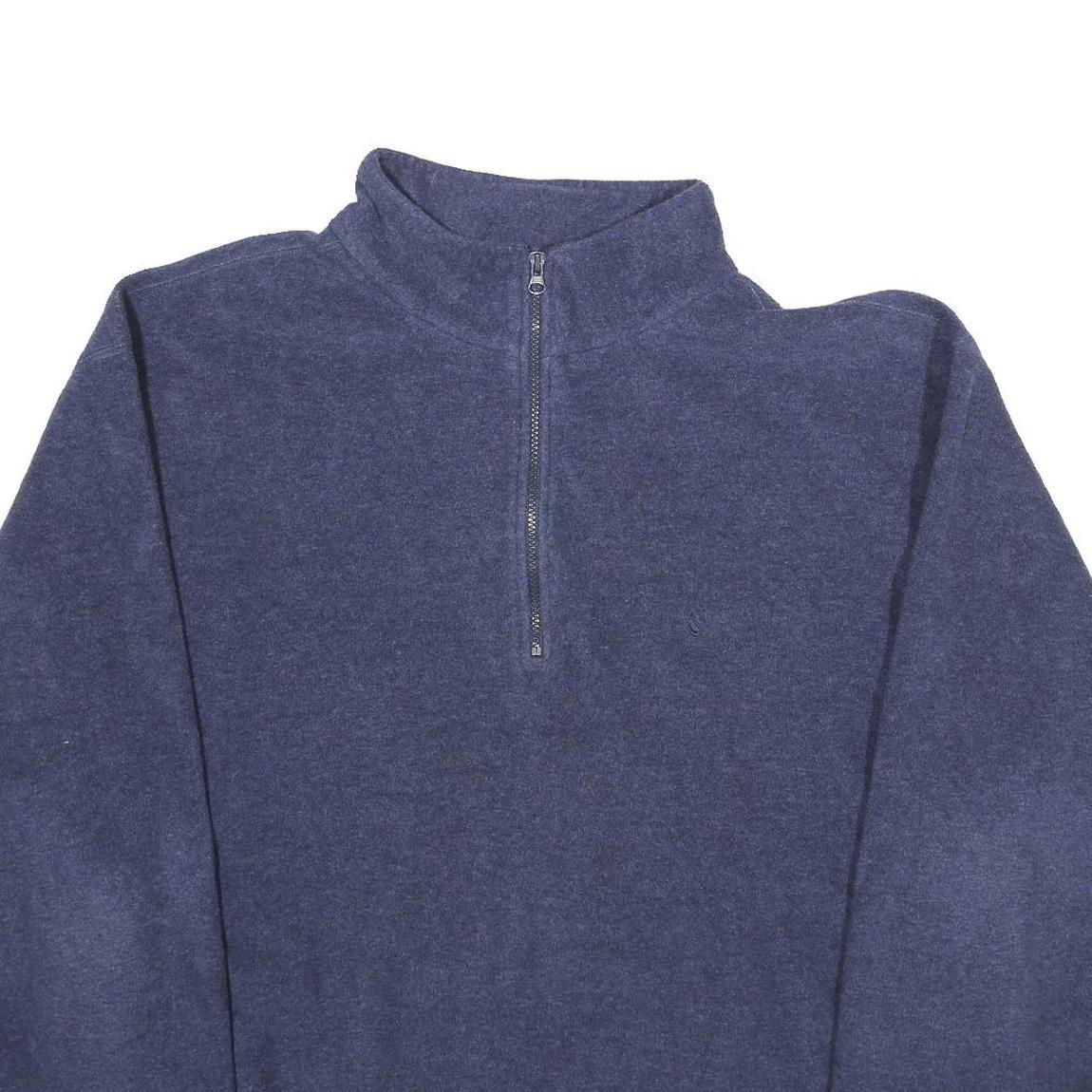 NAUTICA Mens Blue Plain Pattern Pullover Crew Neck Basic Knit 2XL Polyester