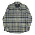 WRANGLER Mens Grey Black & Yellow Check Shirt 2XL Cotton Blend Long Sleeve
