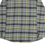 WRANGLER Mens Grey Black & Yellow Check Shirt 2XL Cotton Blend Long Sleeve