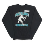 HANES Mens Black Antelope Crossing Cougars Crew Neck S Cotton Sweatshirt