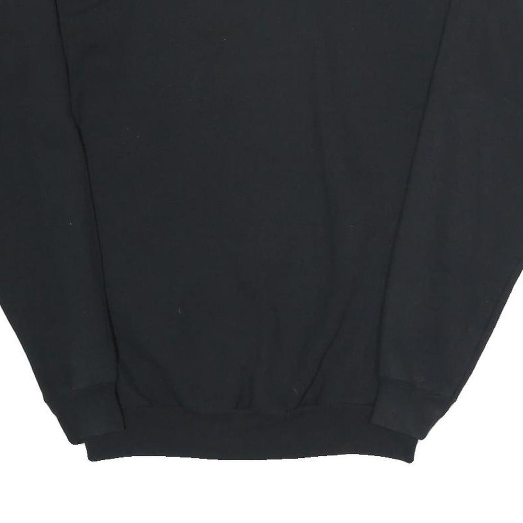 HANES Mens Black Antelope Crossing Cougars Crew Neck S Cotton Sweatshirt