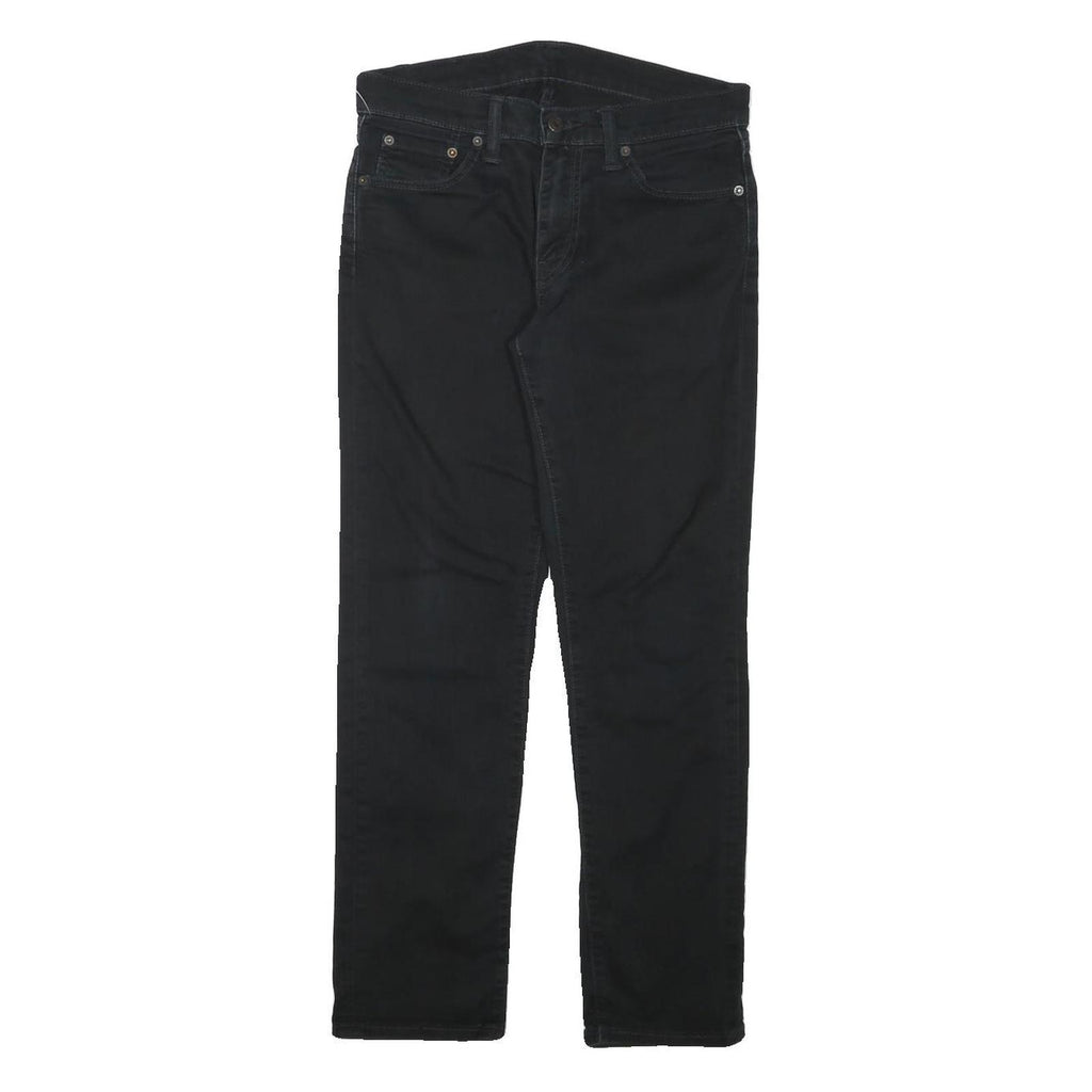 LEVI'S Mens Jeans Black Slim Skinny Denim W30 L28 Classic Cotton Blend Zip