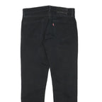 LEVI'S Mens Jeans Black Slim Skinny Denim W30 L28 Classic Cotton Blend Zip