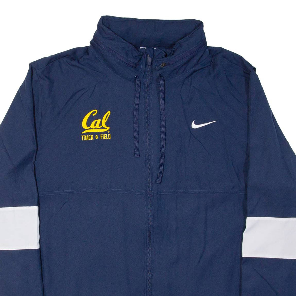 NIKE Mens Track Jacket Blue Hooded XL
