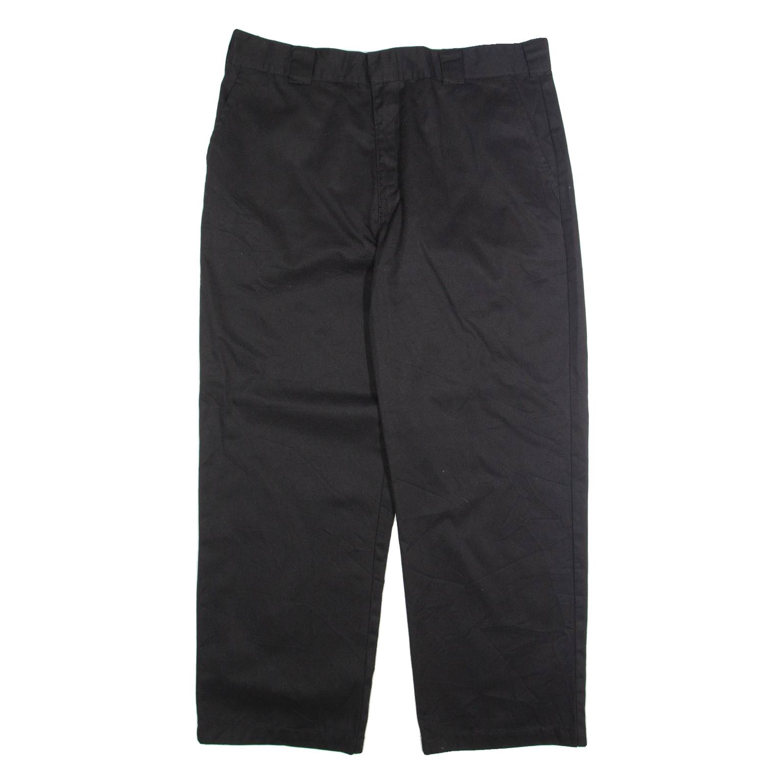 DICKIES Chino Mens Trousers Black Regular Straight W40 L30