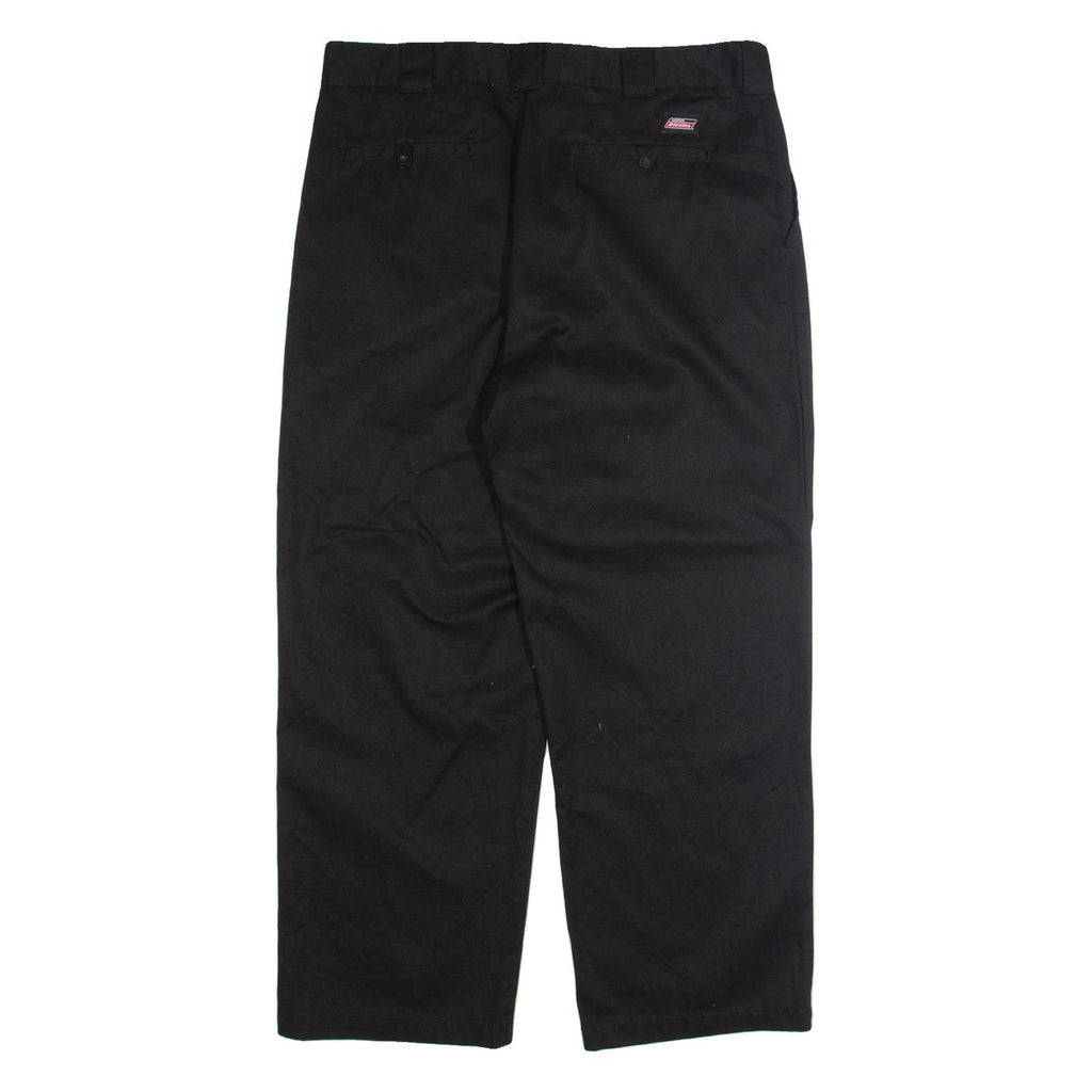DICKIES Chino Mens Trousers Black Regular Straight W40 L30